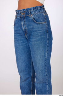 Suleika casual dressed high waist loose jeans thigh 0002.jpg